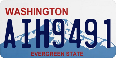 WA license plate AIH9491