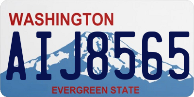WA license plate AIJ8565