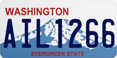 WA license plate AIL1266