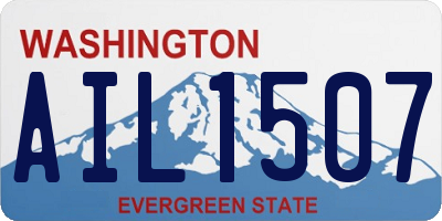 WA license plate AIL1507