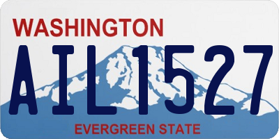 WA license plate AIL1527