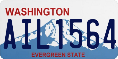 WA license plate AIL1564