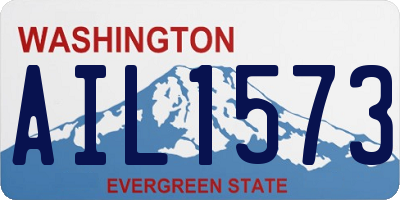 WA license plate AIL1573