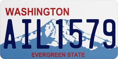 WA license plate AIL1579