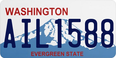 WA license plate AIL1588