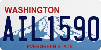 WA license plate AIL1590