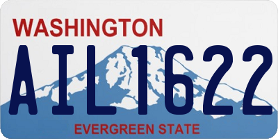 WA license plate AIL1622