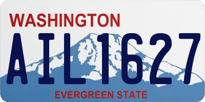 WA license plate AIL1627