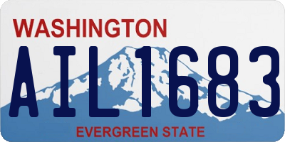 WA license plate AIL1683