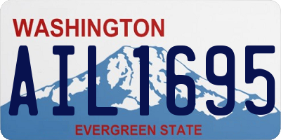WA license plate AIL1695