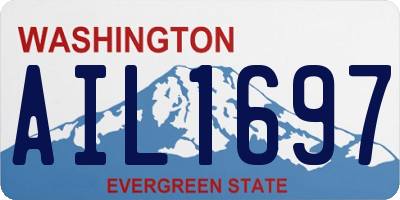 WA license plate AIL1697