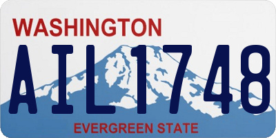 WA license plate AIL1748