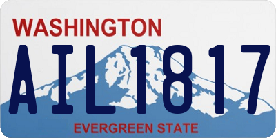 WA license plate AIL1817