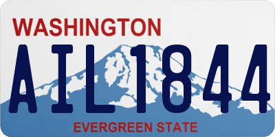 WA license plate AIL1844