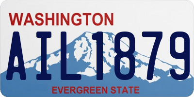 WA license plate AIL1879