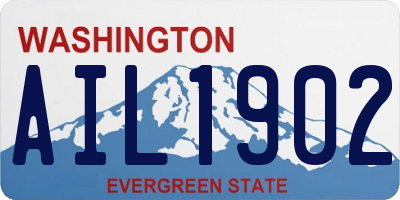 WA license plate AIL1902