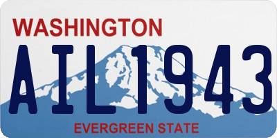 WA license plate AIL1943