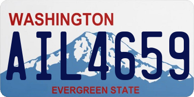 WA license plate AIL4659