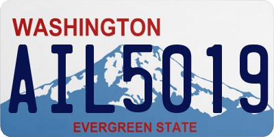 WA license plate AIL5019