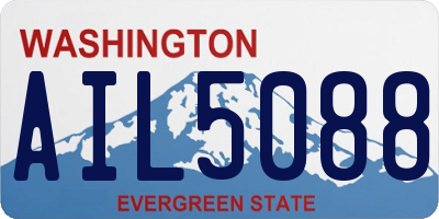 WA license plate AIL5088