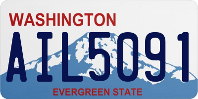 WA license plate AIL5091