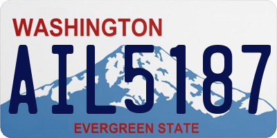 WA license plate AIL5187