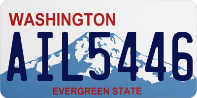 WA license plate AIL5446