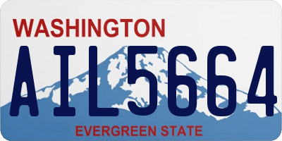 WA license plate AIL5664