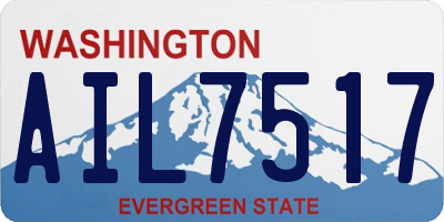 WA license plate AIL7517