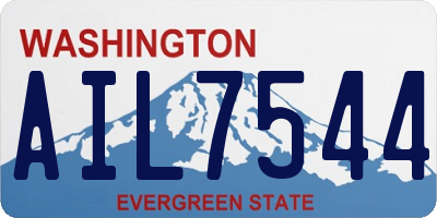 WA license plate AIL7544