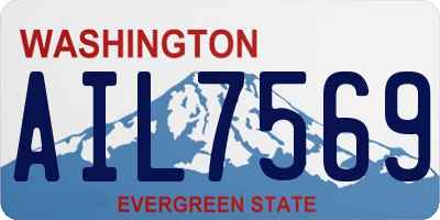 WA license plate AIL7569