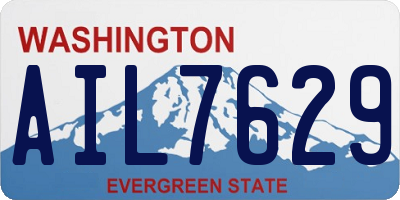 WA license plate AIL7629