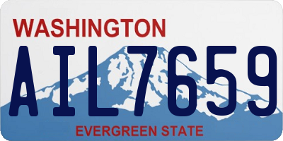 WA license plate AIL7659