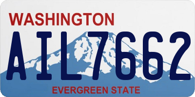 WA license plate AIL7662