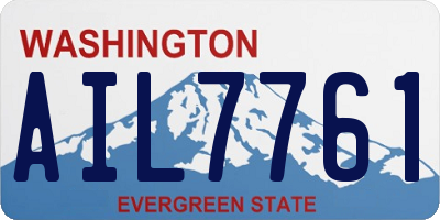 WA license plate AIL7761