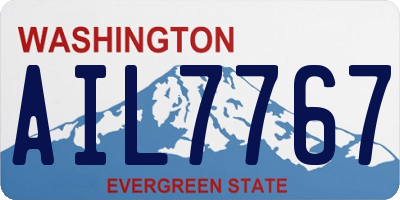 WA license plate AIL7767