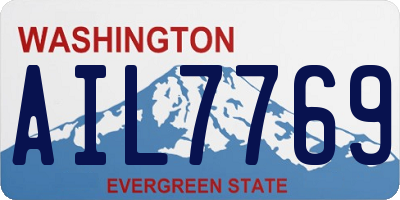 WA license plate AIL7769