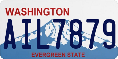 WA license plate AIL7879