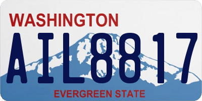 WA license plate AIL8817