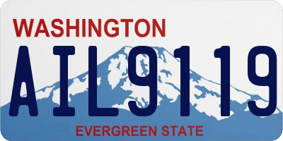 WA license plate AIL9119