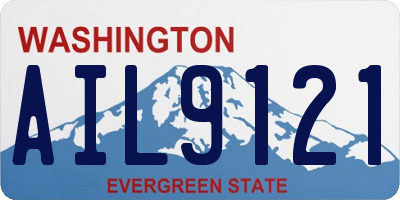 WA license plate AIL9121