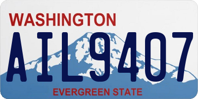 WA license plate AIL9407