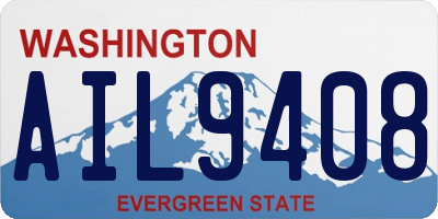 WA license plate AIL9408