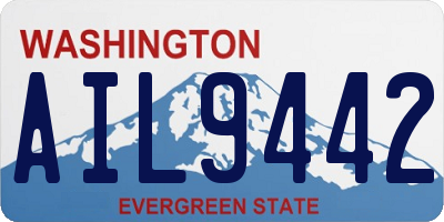 WA license plate AIL9442
