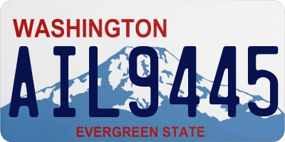 WA license plate AIL9445