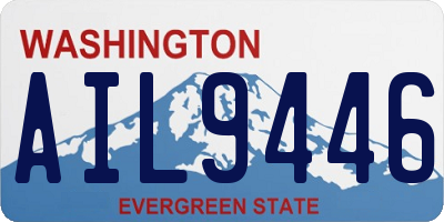 WA license plate AIL9446