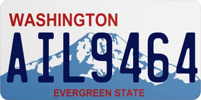 WA license plate AIL9464