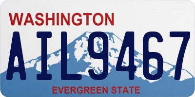 WA license plate AIL9467