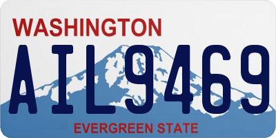 WA license plate AIL9469