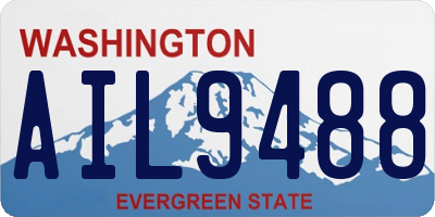 WA license plate AIL9488
